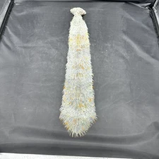 Vintage clip-on feathered tie