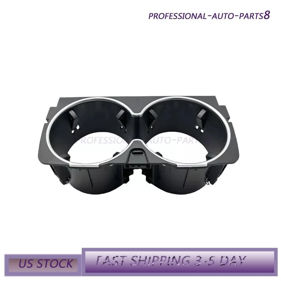 Center Console Drinks Cup Holder Black For Mercedes Benz W222 S-Class 2018-2020 - Imagem 3 de 4