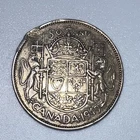 1949 Canada 🇨🇦 50 Cents Canadian Half Dollar VF *rim damage