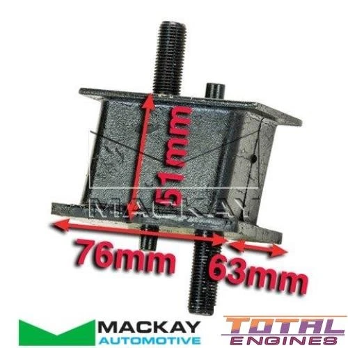 Engine/Transmission Mount Front fits Toyota Landcruiser BJ70R/BJ73R/BJ75R 3.4L 4 - Picture 2 of 2