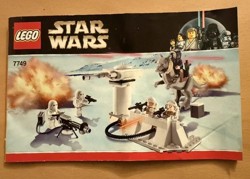 LEGO STAR WARS Echo Base #7749 INSTRUCTION MANUAL ONLY Hoth Rebels 2009