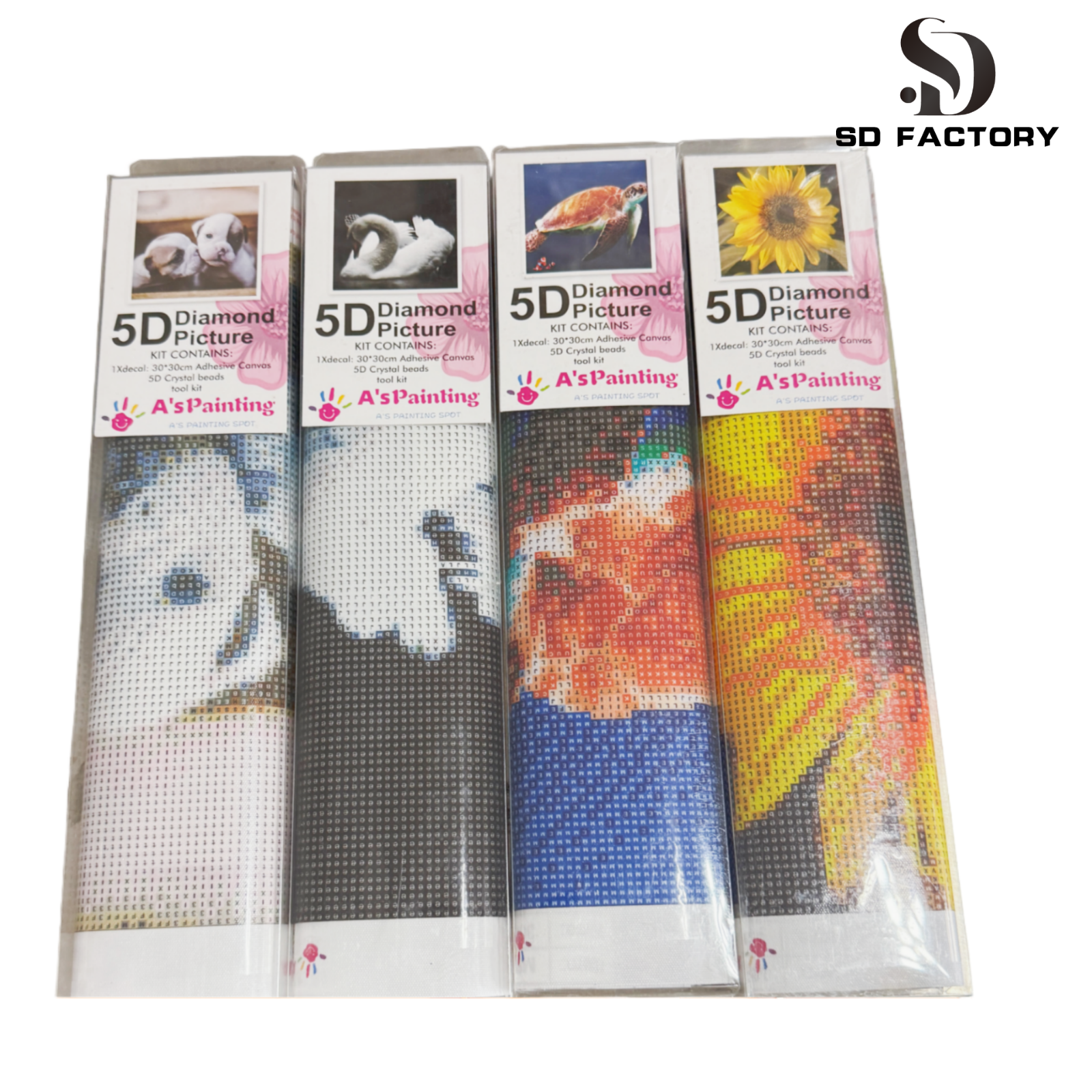 GIFTS SET for Adults AND Kids 5D DIY Diamond Painting Full Drill 4Types ...