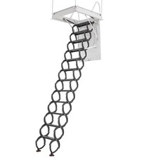 Uimoso 12 Steps Steel Attic Ladder 9.5 to 10....