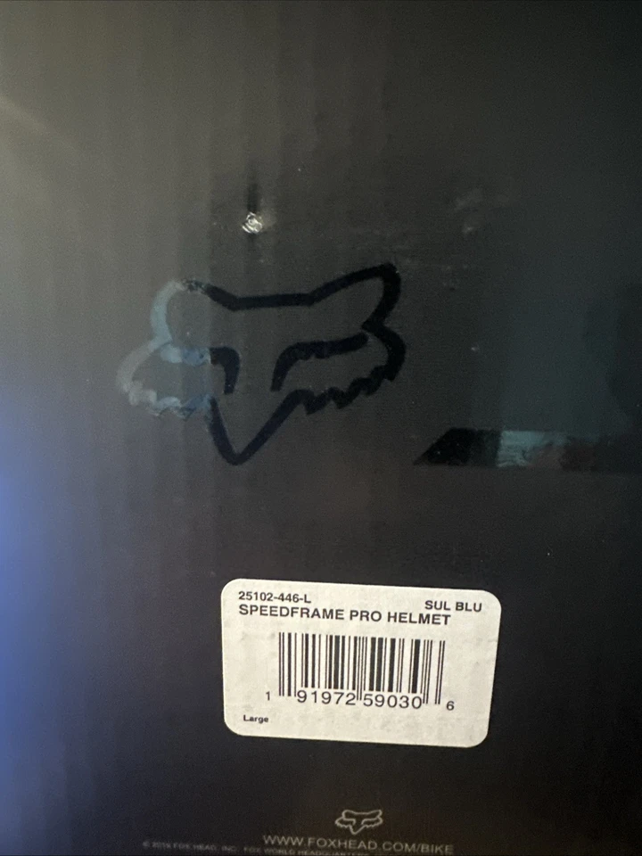 Fox Racing Speedframe PRO Горный Велосипед MTB Велосипедный Шлем Sup Blu MIPS Большой - Изображение 3 из 3