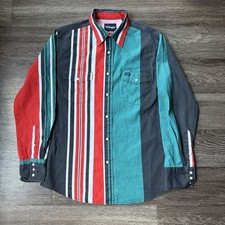 Wrangler Brushpopper Western Vintage Shirt Size M