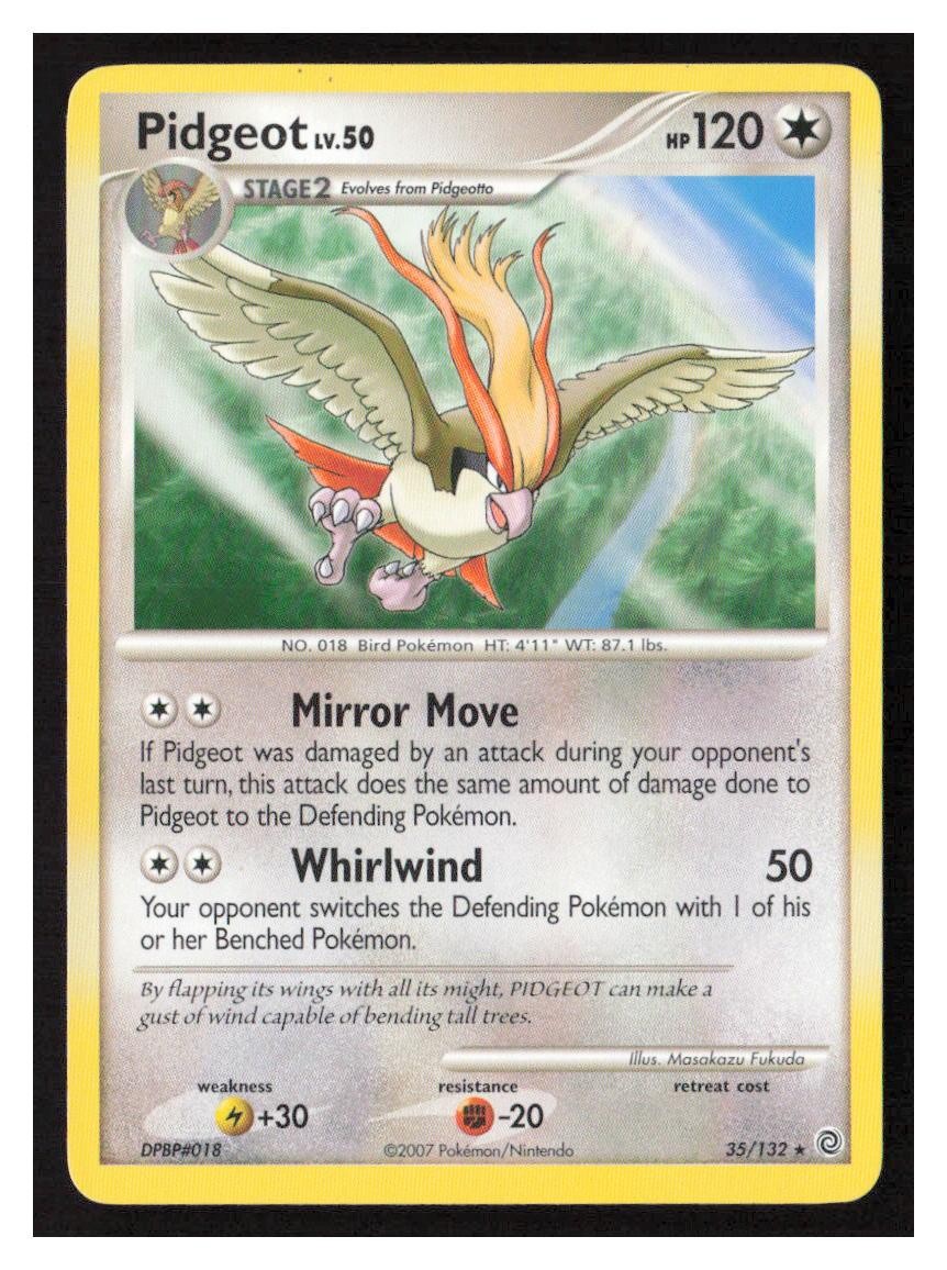 Pidgeot Secret Wonders #35/132 Pokemon Rare