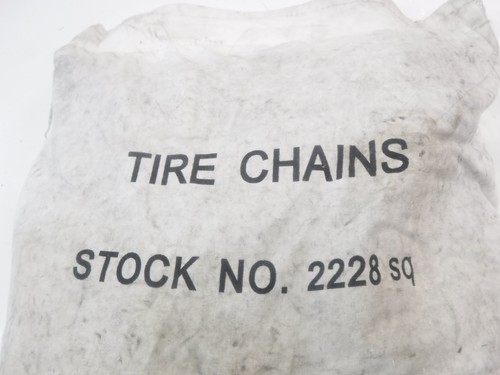 Pair TireChains Truck & SUV Twist Link Tire Chains 2228CT - Picture 4 of 4