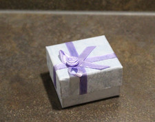 Schmuck Box / Jewelry Case, hellblau, lila, Aufbewahrung, schenken