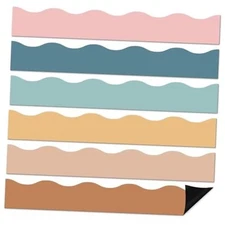 Pcs Boho Magnetic Bulletin Board Borders for Classroom Decorations 24