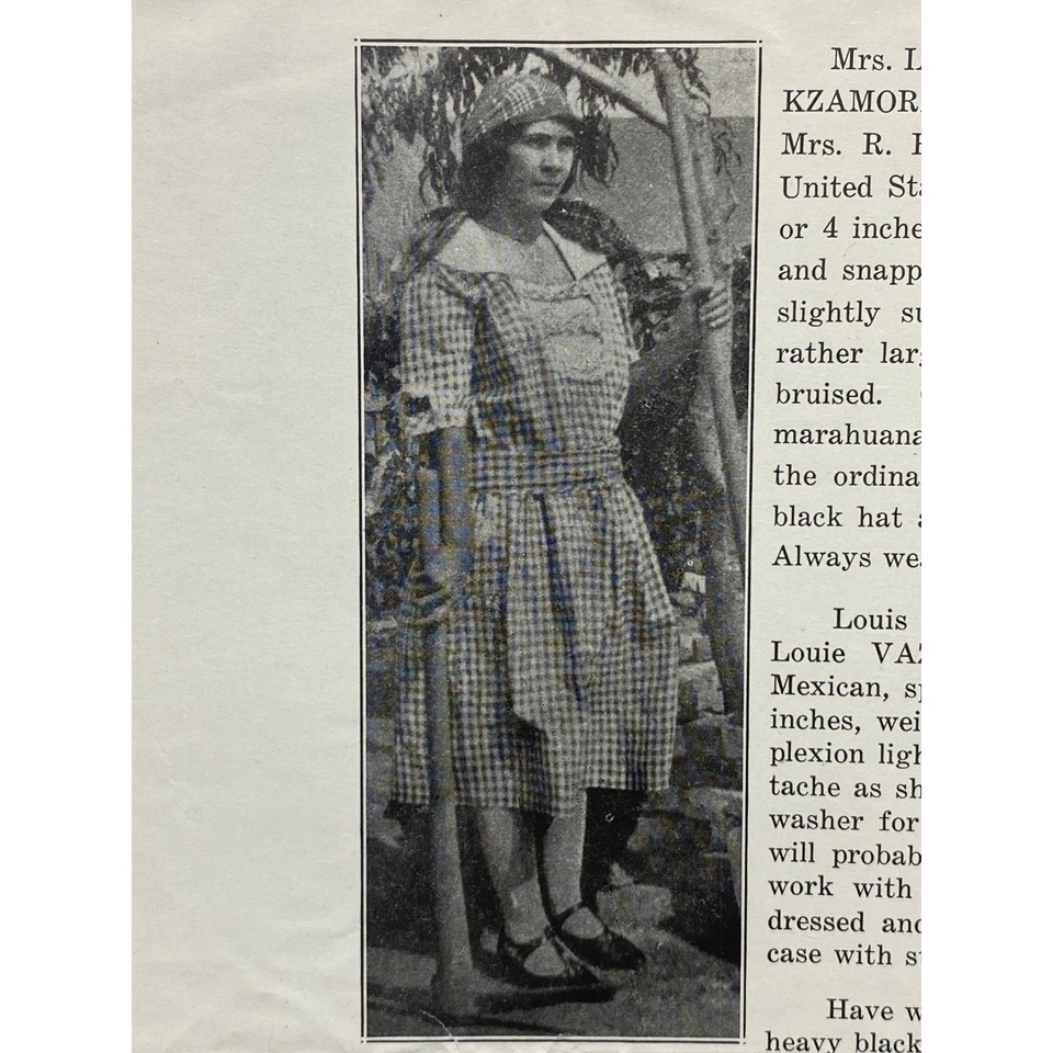 Pôster antigo 1925 procurado efêmero mãe assassinada criança fotos xerife - Imagem 4 de 4