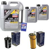 7L Inspektionspaket Liqui Moly Top Tec 4100 5W-40 + SCT Filterpaket 11222282