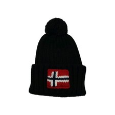 NAPAPIJRI Cappello  Nero Con risvolto  Berretto Invernale Misto Lana