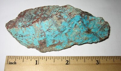 3.5'' HAND COLLECTED BEAUTIFUL NATURAL CHRYSOCOLLA ON STONE MATRIX AZ USA 83.2g *