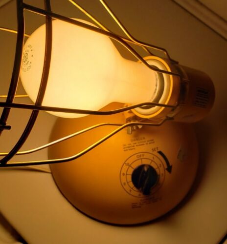 GE General Electric Model RSK6 Sun Lamp Kit 110 Volt Vintage Yellow 1984 - Picture 2 of 13