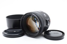 MINT w/Hood MINOLTA AF 85mm F/1.4 G Portrait Lens for Sony A Mount From JAPAN