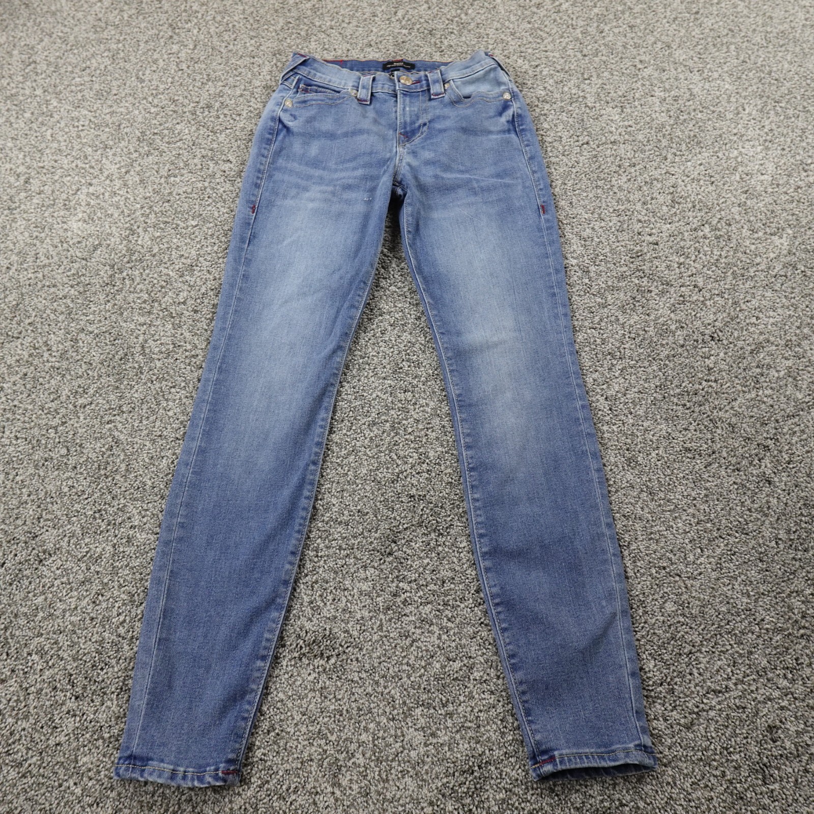 True Religion Jeans Womens 25 Blue Denim Pants Halle Skinny Stretch Flap Pocket thumbnail 2