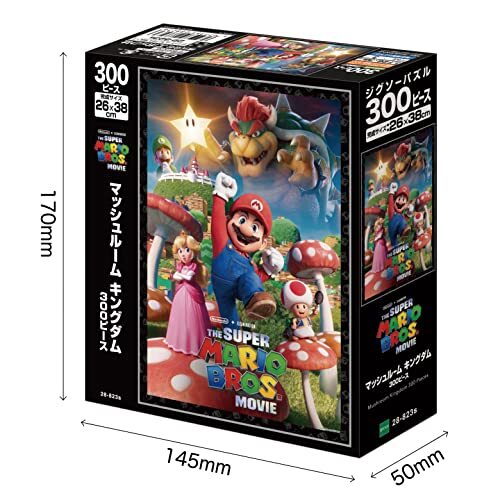 MARIO ADVENTURE ジグソーパズル Super Mario Bros. Illumination Movie Puzzle 63 pieces Epoch