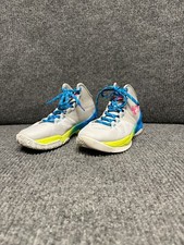 Under Armour Curry Z Splash Youth 6Y Rainbow Park Basket Ball Shoe Kids High Top