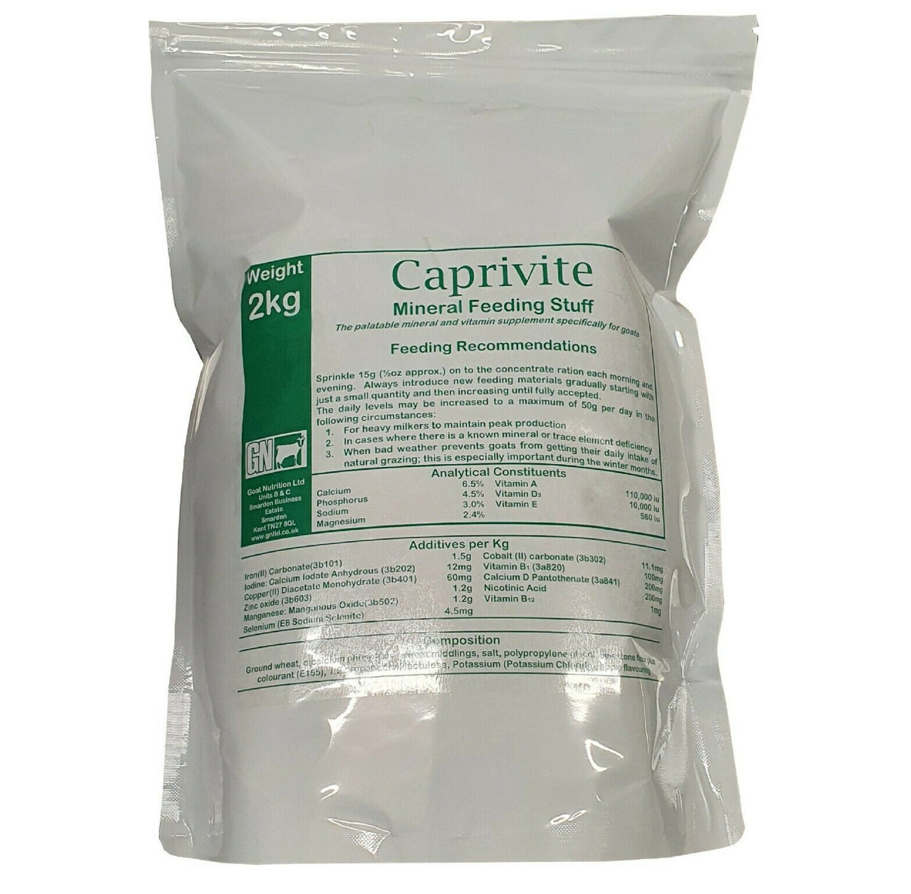 Caprivite Vitamin & Mineral Supplement for Goats - 2kg or 4kg | eBay UK