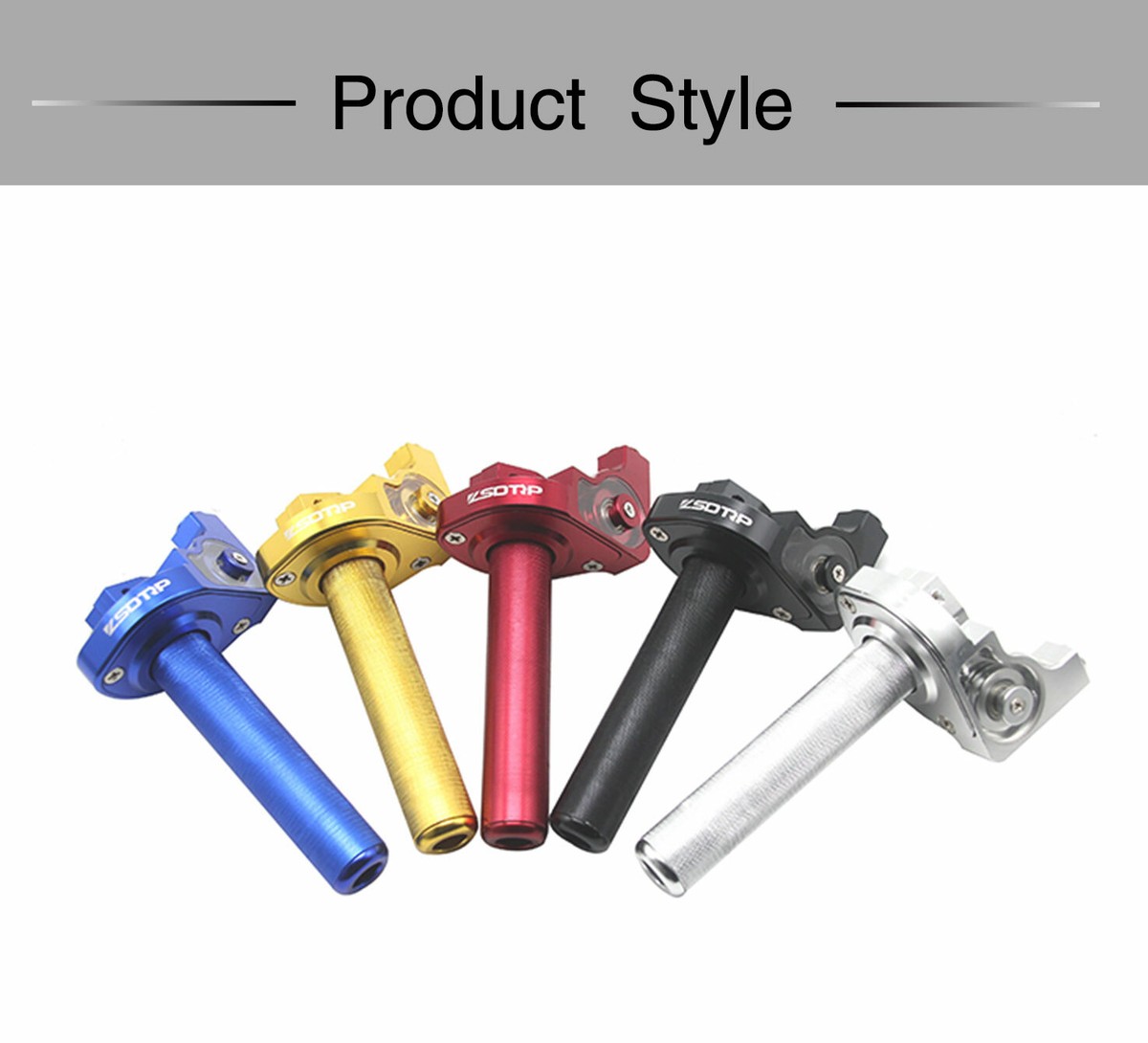 ロッド LIVER MASTER GRIP(MODULO GRIP) 7/8'' 22mm Motorcycle Handlebar Hand Grip Twist Throttle Grip