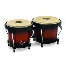 LP Latin Percussion LP601NY-VSB City Series Wood Bongos - Vintage Sunburst