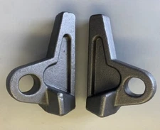 Euro hitch Weld on attachment mounting Brackets, This is 2 bottom eye brackets