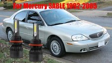Led Sable 1992-2005 Headlight Kit 9007 Hb5 6000k White Cree Bulbs High-low Beam Led Sable 1992-2005 Headlight Kit 9007 Hb5 6000k White Cree Bulbs High-low Beam