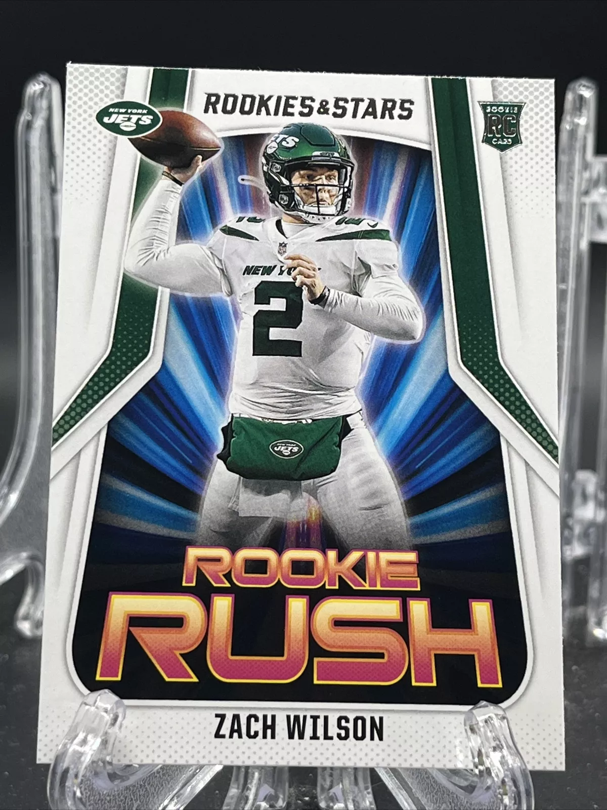 2021 Rookies & Stars Rookie Rush Zach Wilson RC R08009