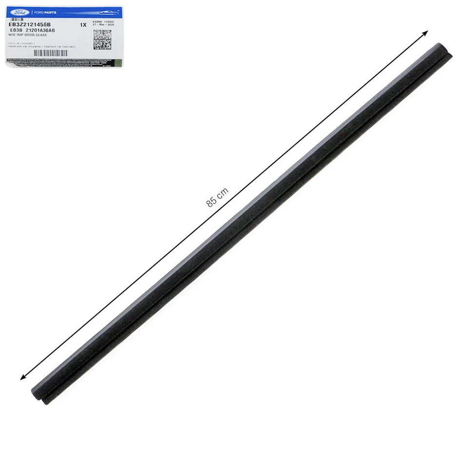 Rh Inner Weatherstrip Door Belt Glass Fits Ford Ranger Single Open Cab 2012 2020 Foto 4 de 4