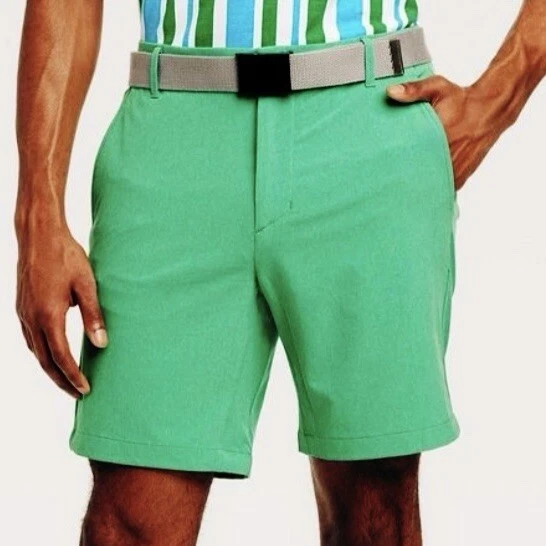 Cargo Golf Shorts Mens 34 Green Comfort Quick Dry Moisture Wicking Stretch Sport