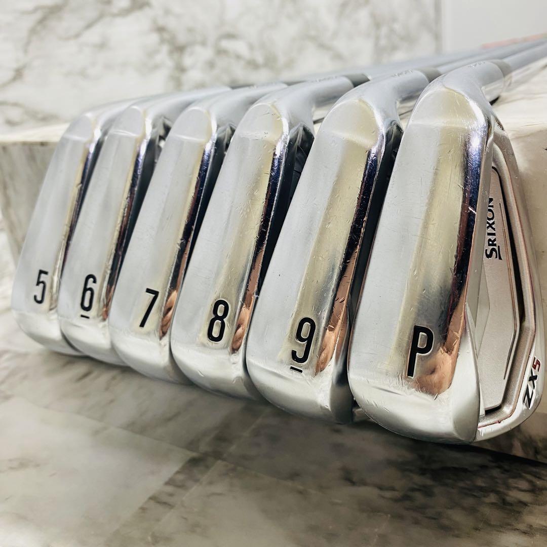 Excellent Condition SRIXON ZX5 2021 model Mens Iron Set of 6 Steel 