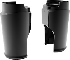 Arlen Ness Fat Tire Smooth Black Fork Boot Covers Harley-davidson Fltr 99-13