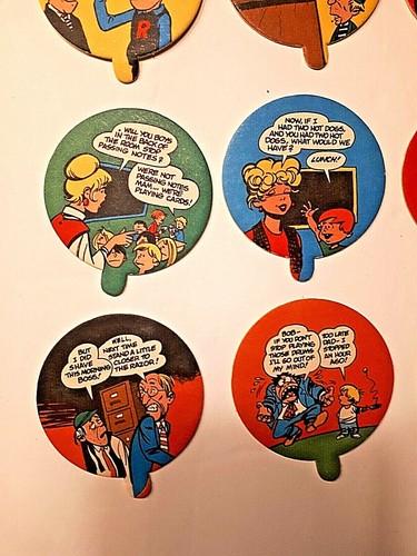 Vintage Topps 1971 Rocks O' Gum Candy Lids Complete 55 Tops Set - Picture 3 of 9