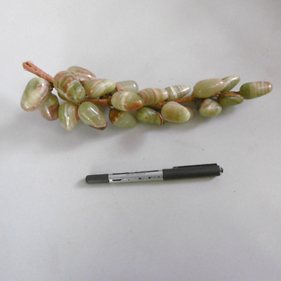 long grape bunch in polished onyx stones