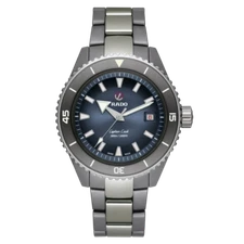 New Rado Captain Cook High-Tech Ceramic Diver Blue Dial Men's Watch R32144202