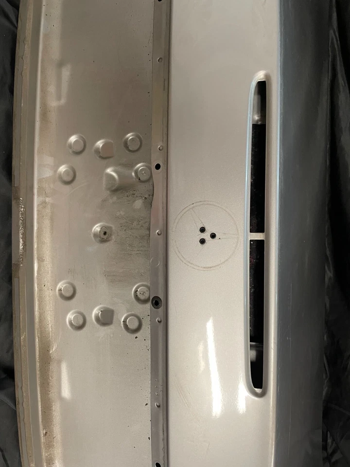 03–09 Mercedes W211 E320 E63 AMG седан задняя крышка багажника корпус в сборе серебристый - Изображение 2 из 4