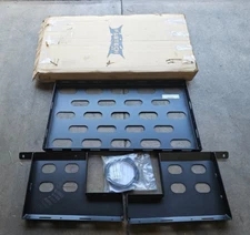 Fabtech FTS24194 4-Door Interior Cargo Rack, Black for 07-18 Jeep JK 4WD