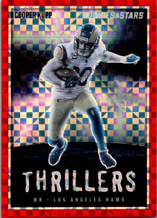 Cooper Kupp 2023 Panini Rookies & Stars #TH-18 Thrillers Red Plaid LA Rams