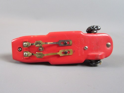 B228 Vintage 1960 Gégé France Cooper Junior #7 F1 Red Slot Car - Picture 3 of 8