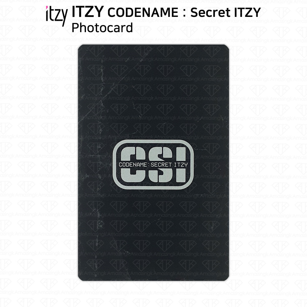 ITZY CSI Code Name Secret ITZY ID Card Photocard Lanyard KPOP K