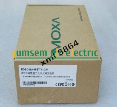 EDS-208A-M-ST MOXA Industrial Ethernet Switch Brand New In Box Fast Shipping