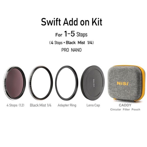 NiSi Swift Variable ND Filter True Color ND1-5 1-9 Black Mist Kit 67 72 77 82mm - Picture 7 of 8