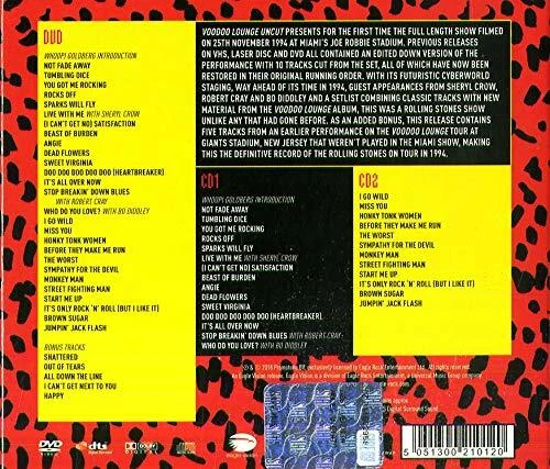 THE ROLLING STONES - VOODOO LOUNGE UNCUT (2CD+DVD)  2 CD+DVD NEU - Bild 2 von 2