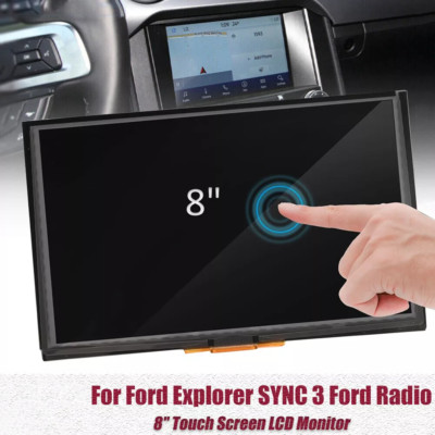 1PC Radio 8'' Touch Screen LCD Monitor For Ford Explorer 2014-2018 SYNC 3