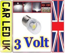 ✅ 3v E10 MES Screw LED Bulbs ✅ Torch Dolls House Train Model ✅ Green Red Blue Wh