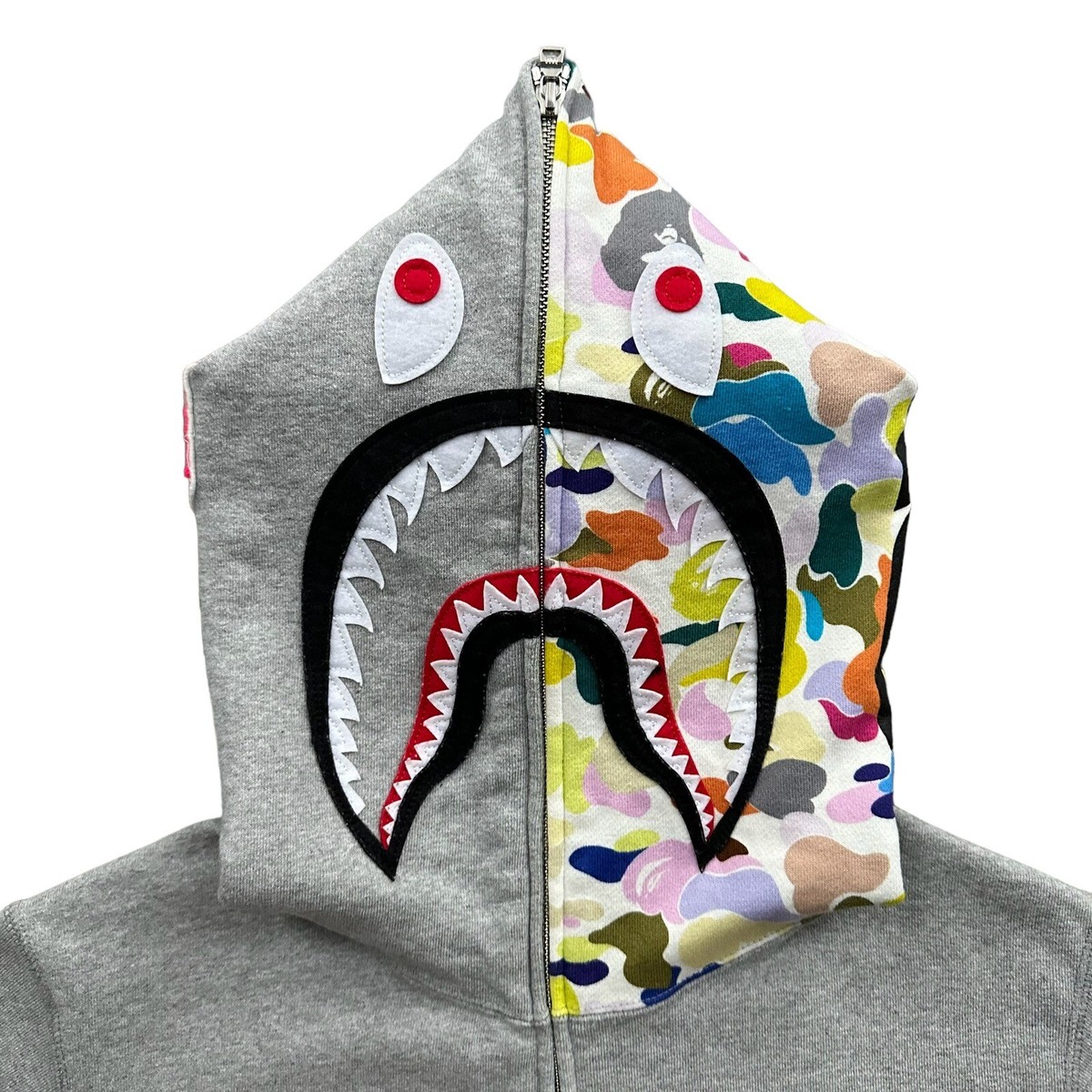 RARE '18 Bape anniversary Multi camo full zip Hoodie Size L