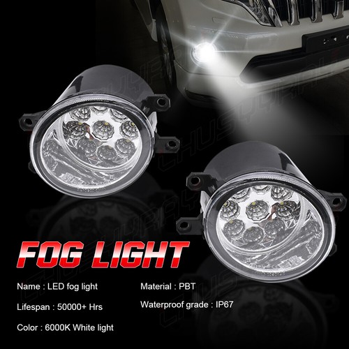 Pair 12V Fog Lights Driving Bumper Lamps Left&Right For TOYOTA MATRIX 2009-2014 - Picture 6 of 9