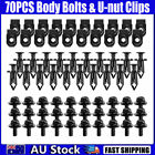<!--F#f_0-->70PCS Body Bolts U-nut Clips - M6 Engine Under Cover Splash Shield Guard<!--F/-->