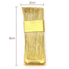 1 Pcs Dental Flat Brass Wire Brush Teeth Copper Bur Cleaning Clean Tool Material