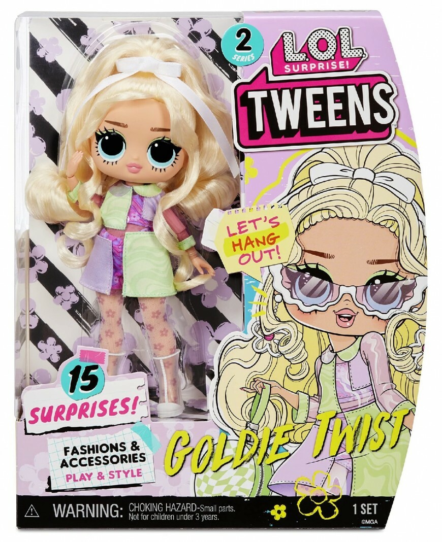 LOL Surprise Tweens Series 2 GOLDIE TWIST Go Go Gurl big sister